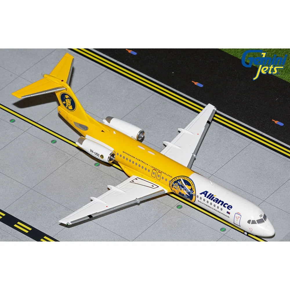 Gemini Jets 1/200 Alliance Airlines Fokker 100 "Southern Cross Minor" VH-UQG Aircraft Model image 0