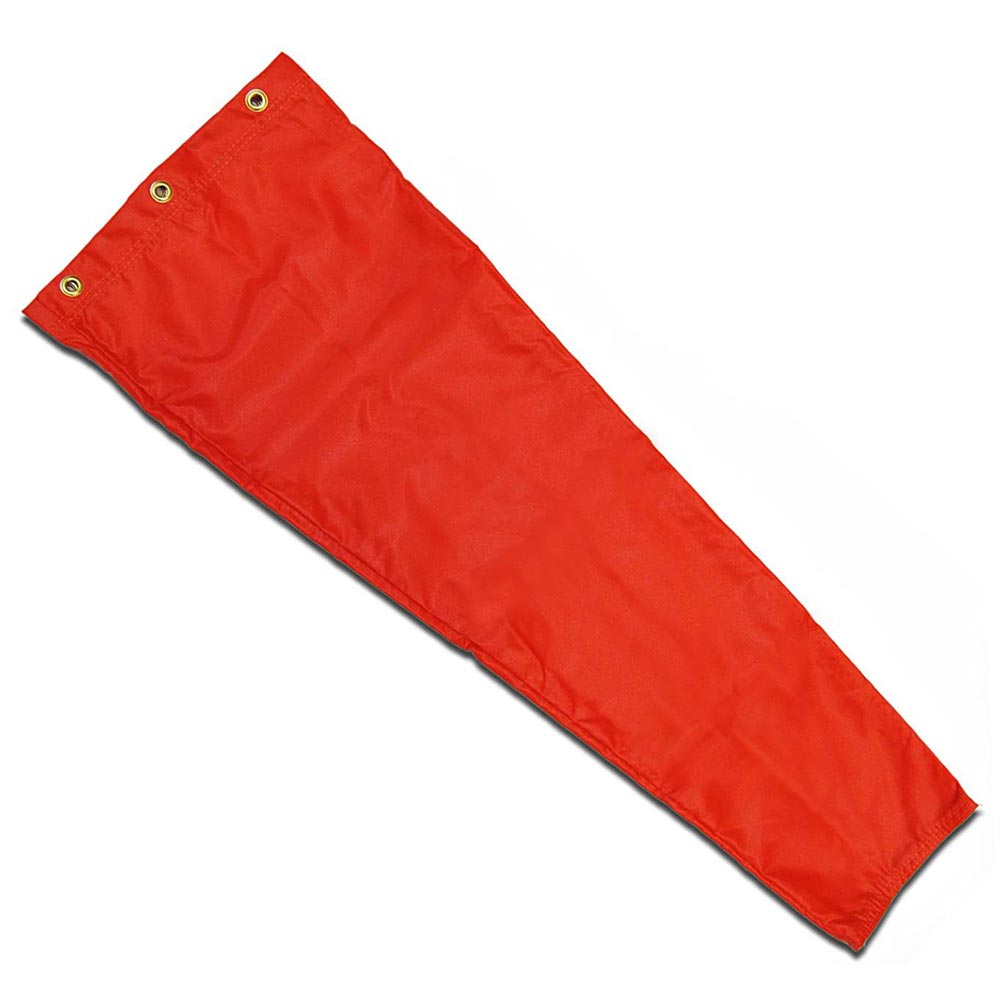 Windsock Orange 10" x 36" – Brass Eyelets, Canvas image 0