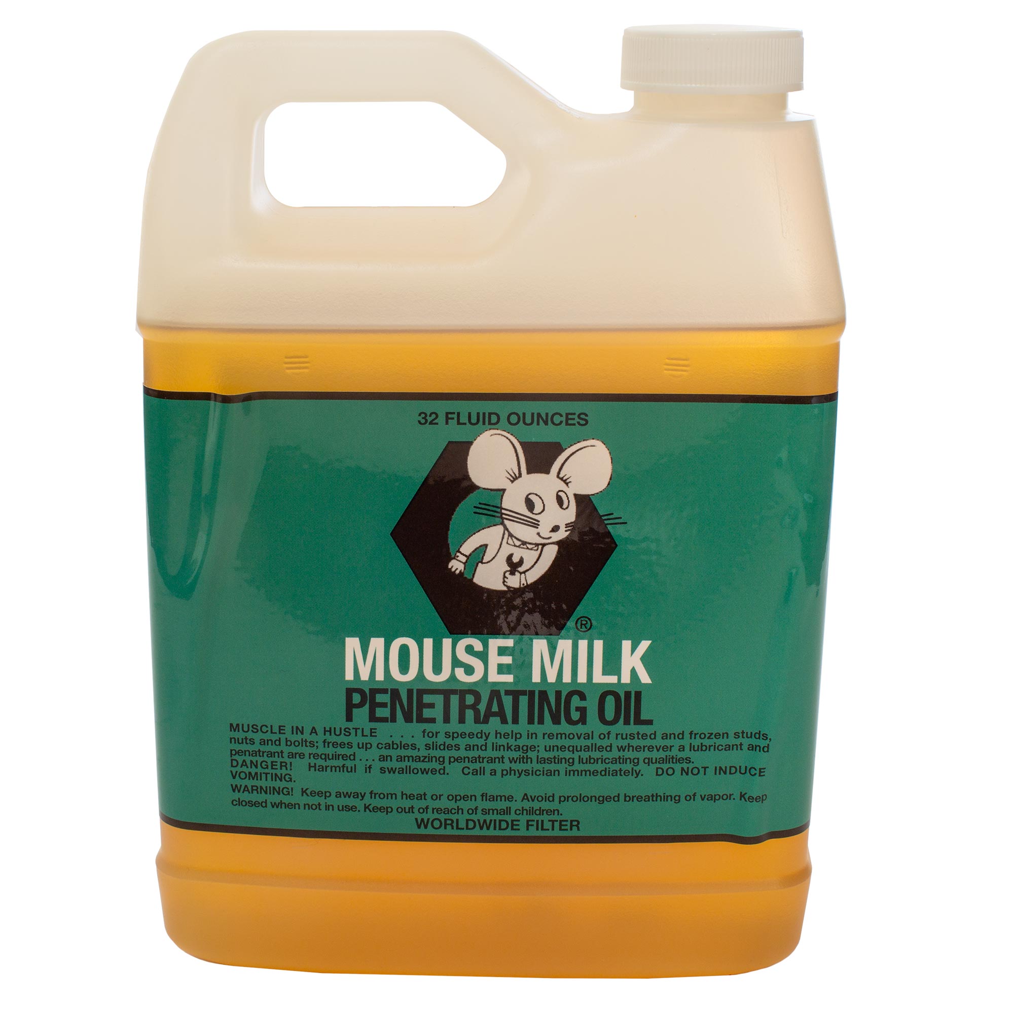 Mouse Milk Penetrating Oil 946mL / 32oz – Removes Rusted & Frozen Studs | Aircraft-Grade Lubricant image 0