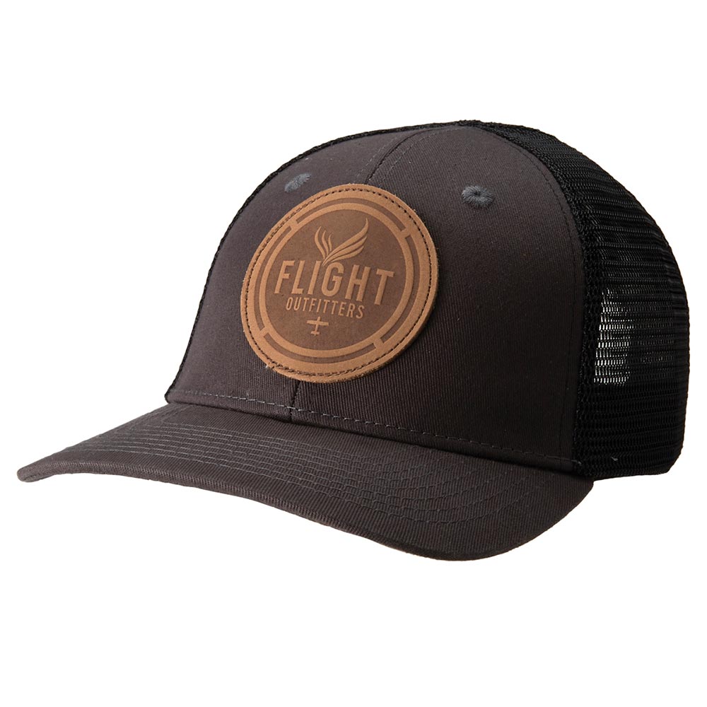 Flight Outfitters Leather Patch Hat Classic Logo image 0
