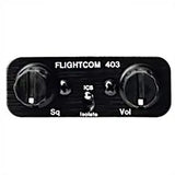 Stereo Intercom - Flightcom 403 | 6-Place, w/Jacks