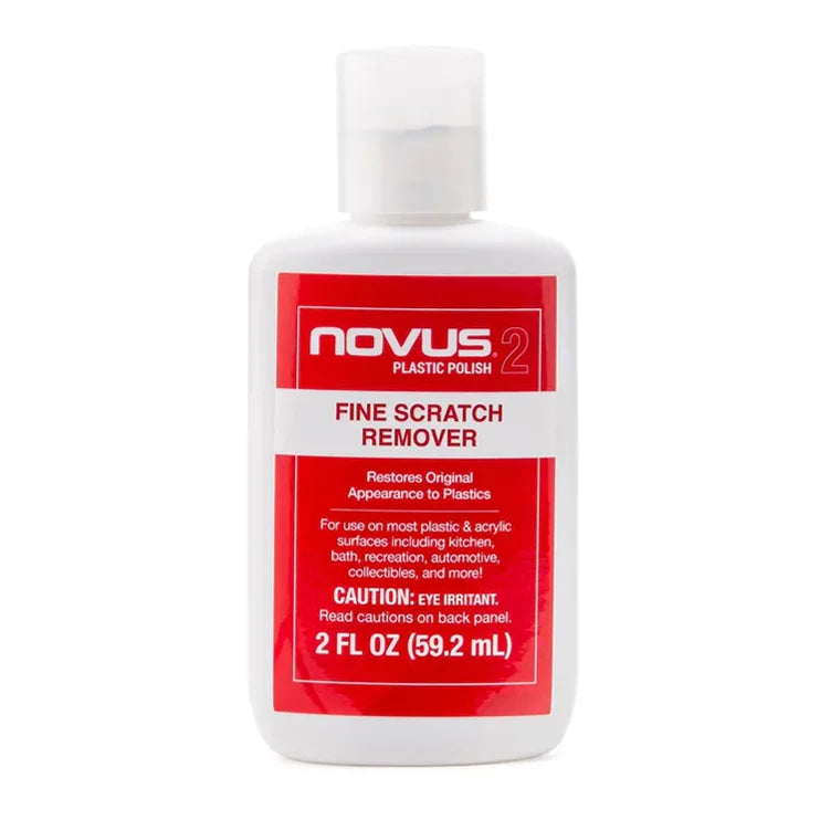 NOVUS Plastic Polish Restoration Kit – 1 & 2 (59.2mL / 2oz) Bottles & Polish Mates image 3