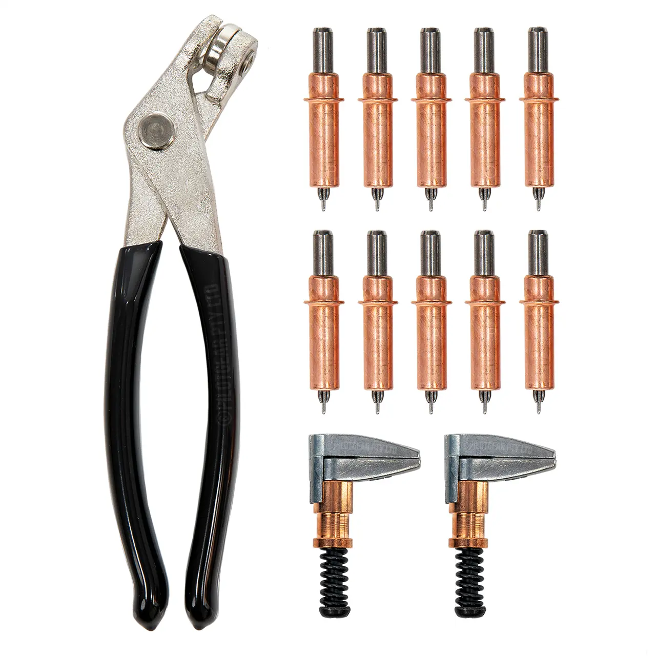 Cleco Copper Starter Kit – 10x 1/8" Fasteners, 2x 1" Clamps & Pliers image 0