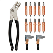 Cleco Copper Starter Kit – 10x 1/8" Fasteners, 2x 1" Clamps & Pliers image 0
