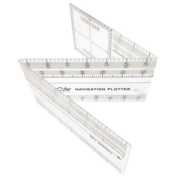 Training Plotter Folding Navigation Plotter Scale Ruler for Flight Training – Pilot Gear