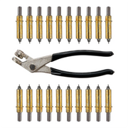 20-Pack of 3/16" CLECO Sheet Holders with Pliers – Panel Fastener & Removal Tool image 0