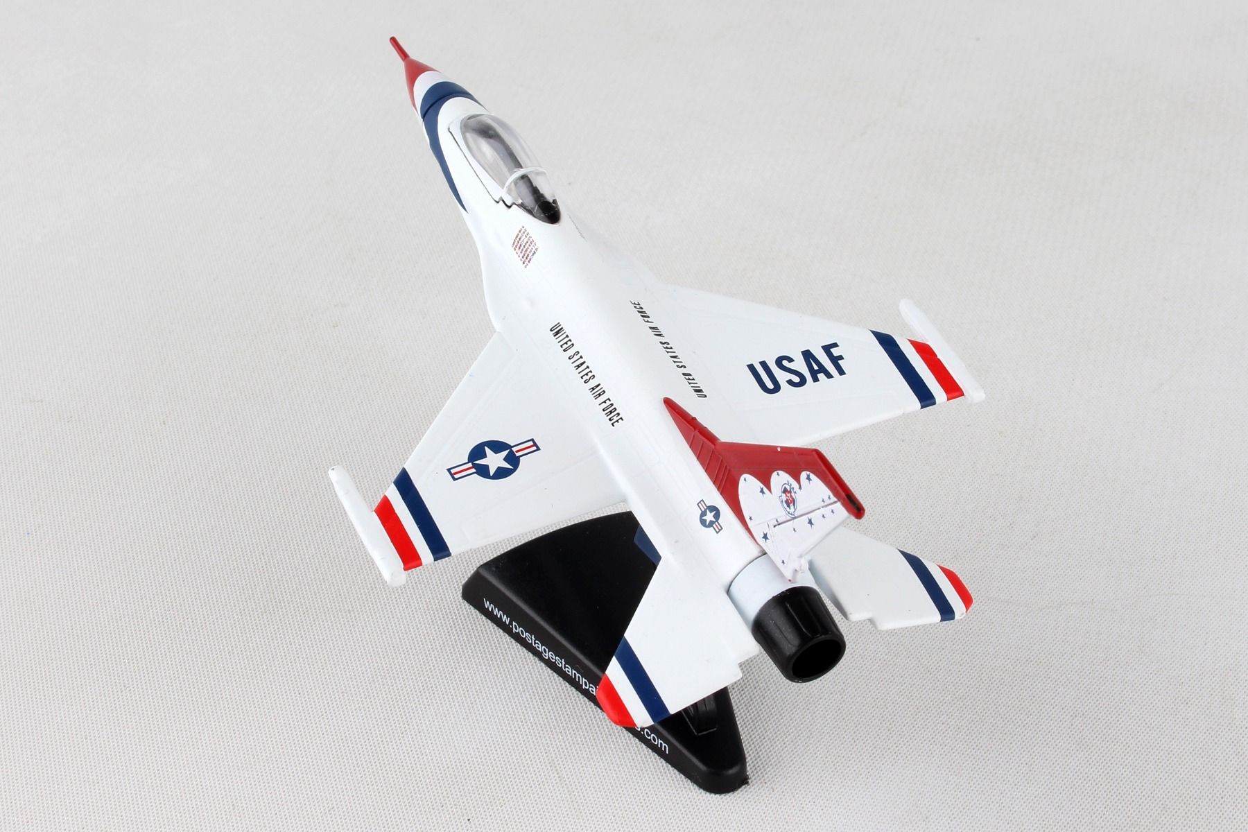 Postage Stamp 1/126 Thunderbirds F-16 Fighting Falcon image 2
