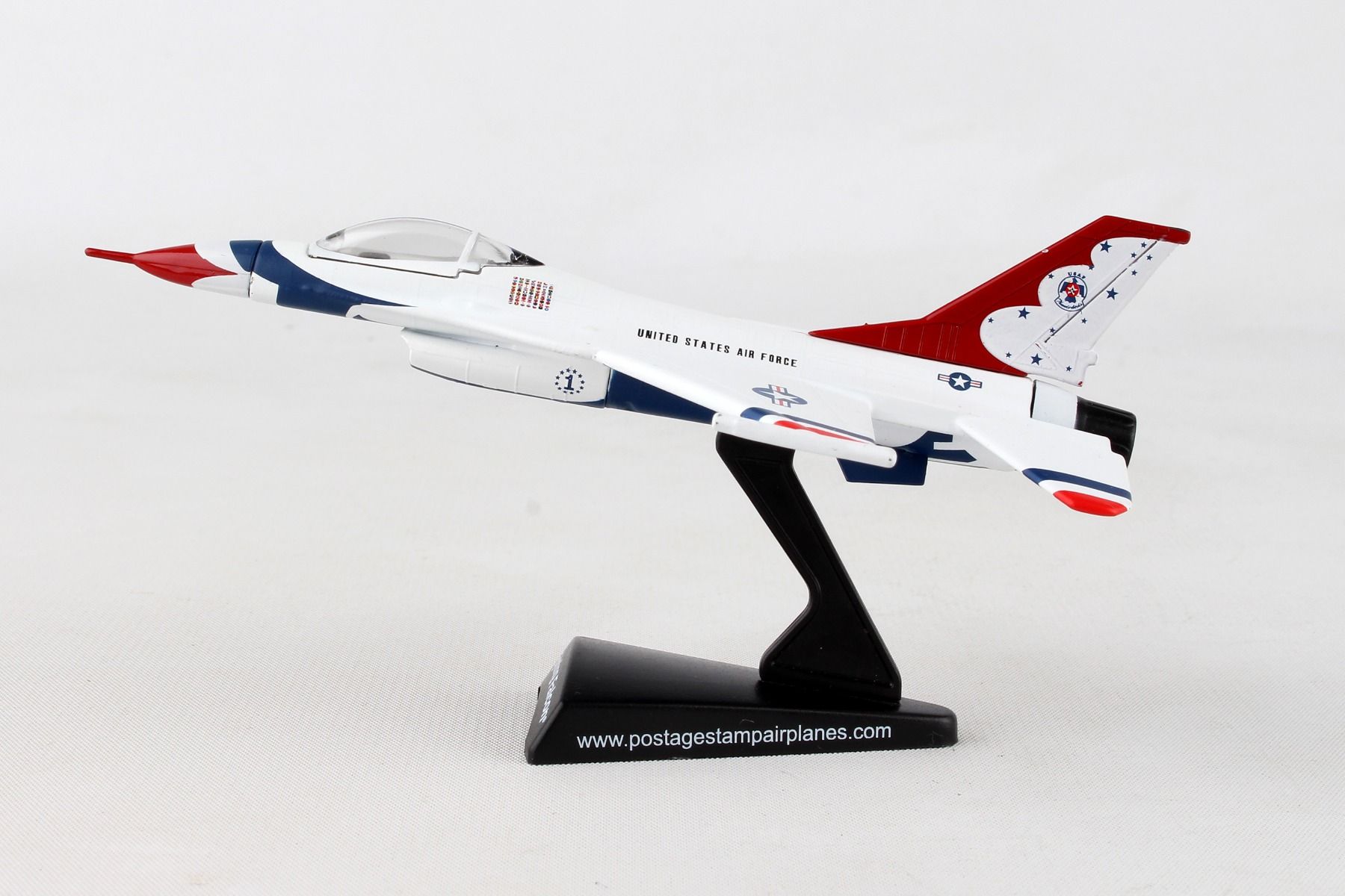 Postage Stamp 1/126 Thunderbirds F-16 Fighting Falcon image 4