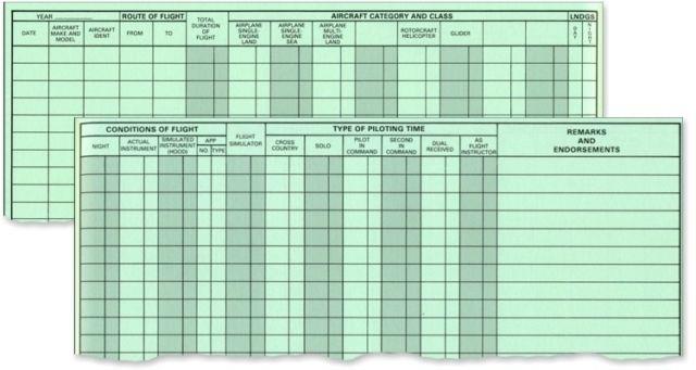 Jeppesen Professional Pilot Logbook image 1