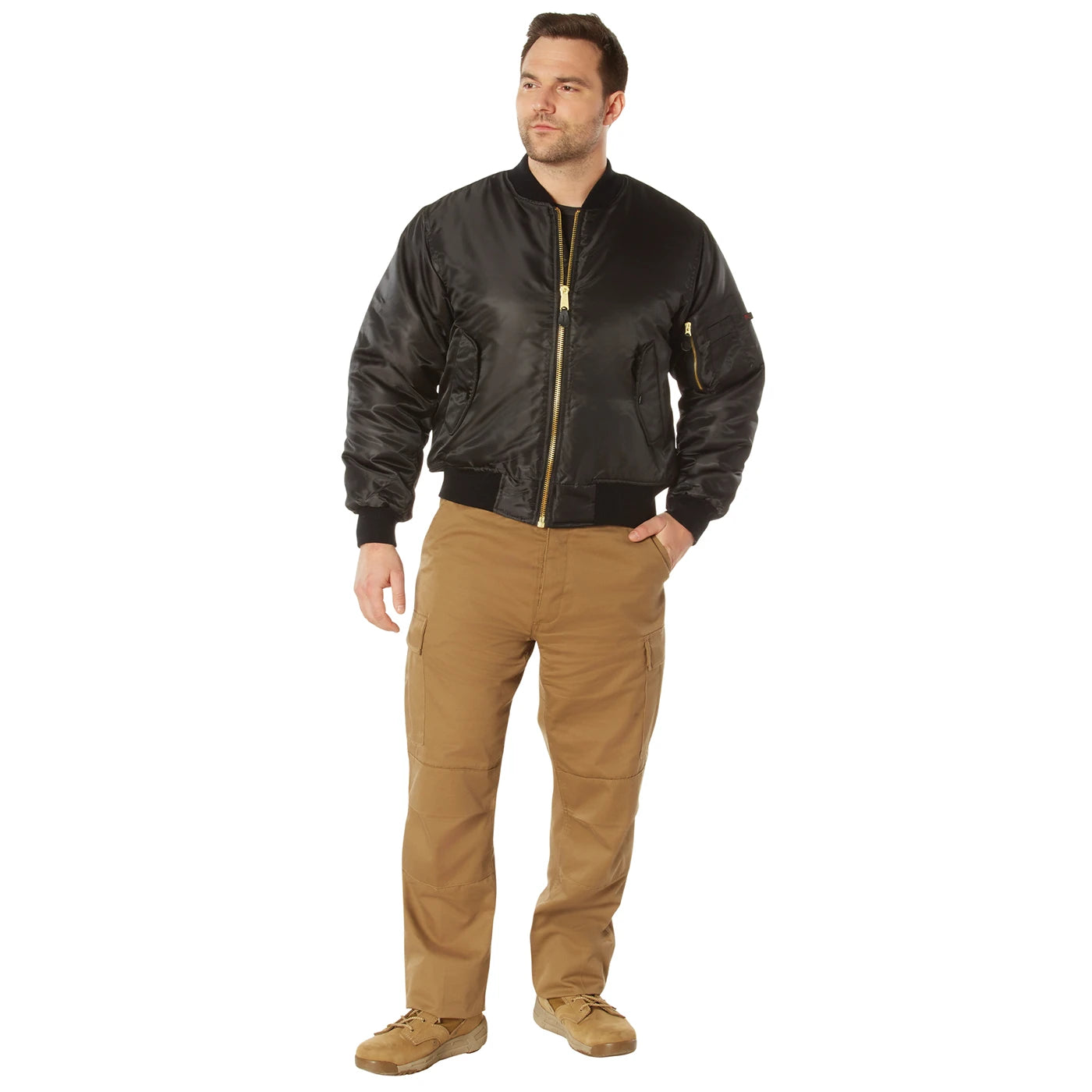 Rothco MA-1 Flight Jacket - Black