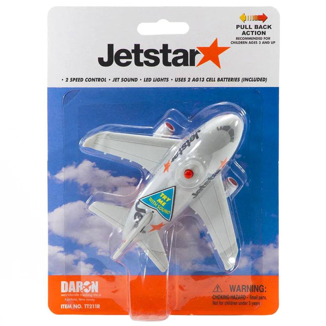 Jetstar PullBack with Lights and Sound Aviation Toy - Toytech image 0