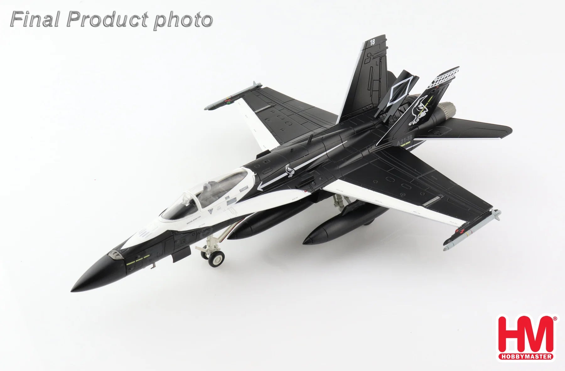 Hobby Master 1/72 Scale F/A18A 75 SQN. Commemorative Design Magpie 2021 A2118 RAAF Base Tindal 2021 Aircraft Model image 1