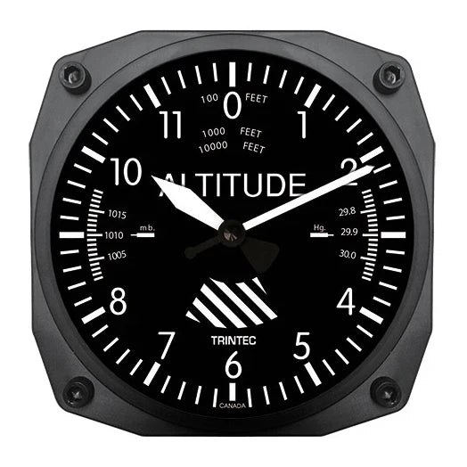 Height Clock Trintec 6 inch Altimeter Wall Clock – Pilot Gear