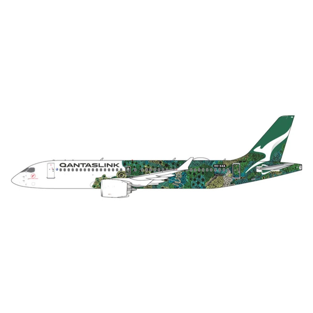 Gemini Jets 1/400 QantasLink A220-300 VH-X4A Minyma Kutjara Tjukurpa (Green) image 0
