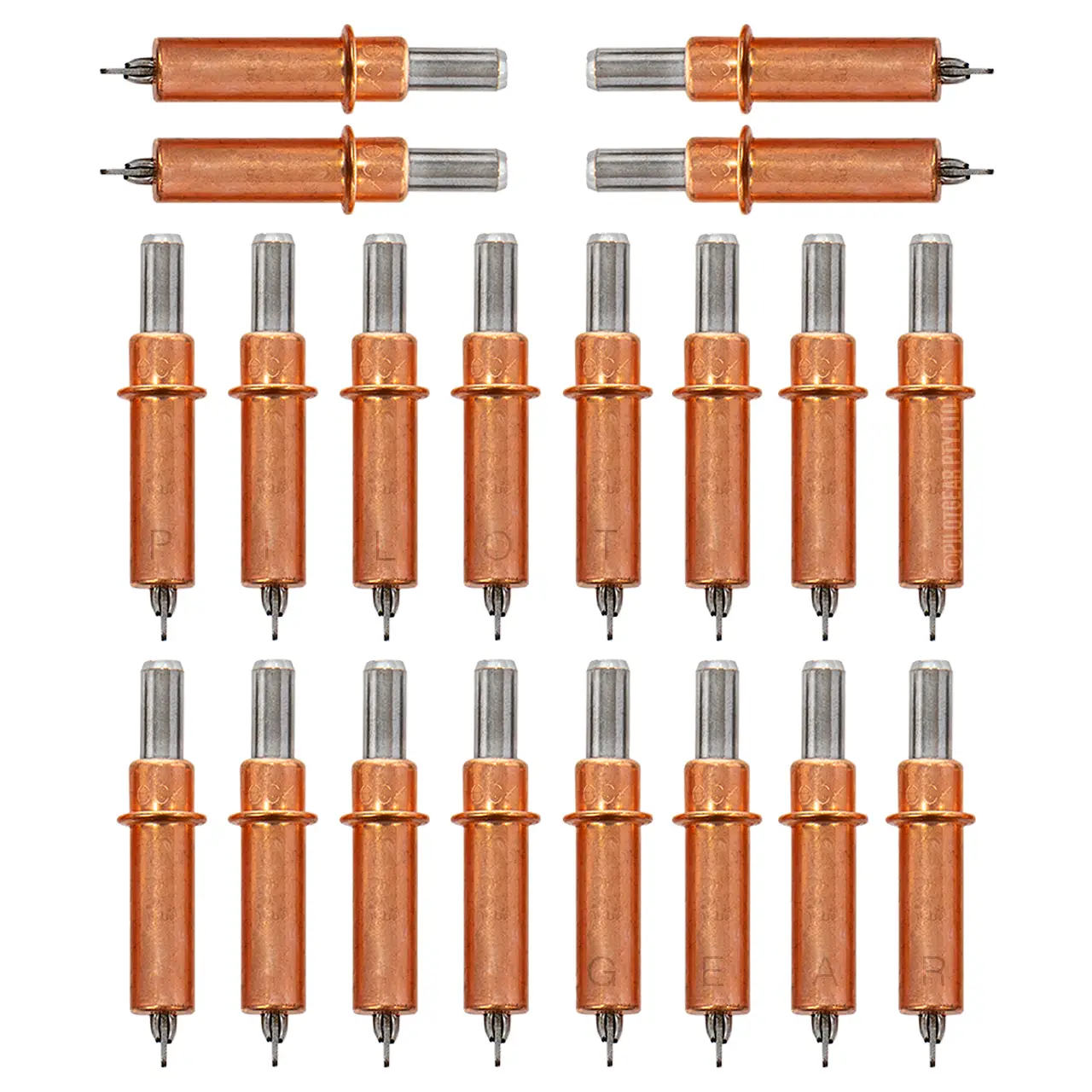 20-Pack of 1/8" CLECO Sheet Holders – Temporary Panel Fasteners