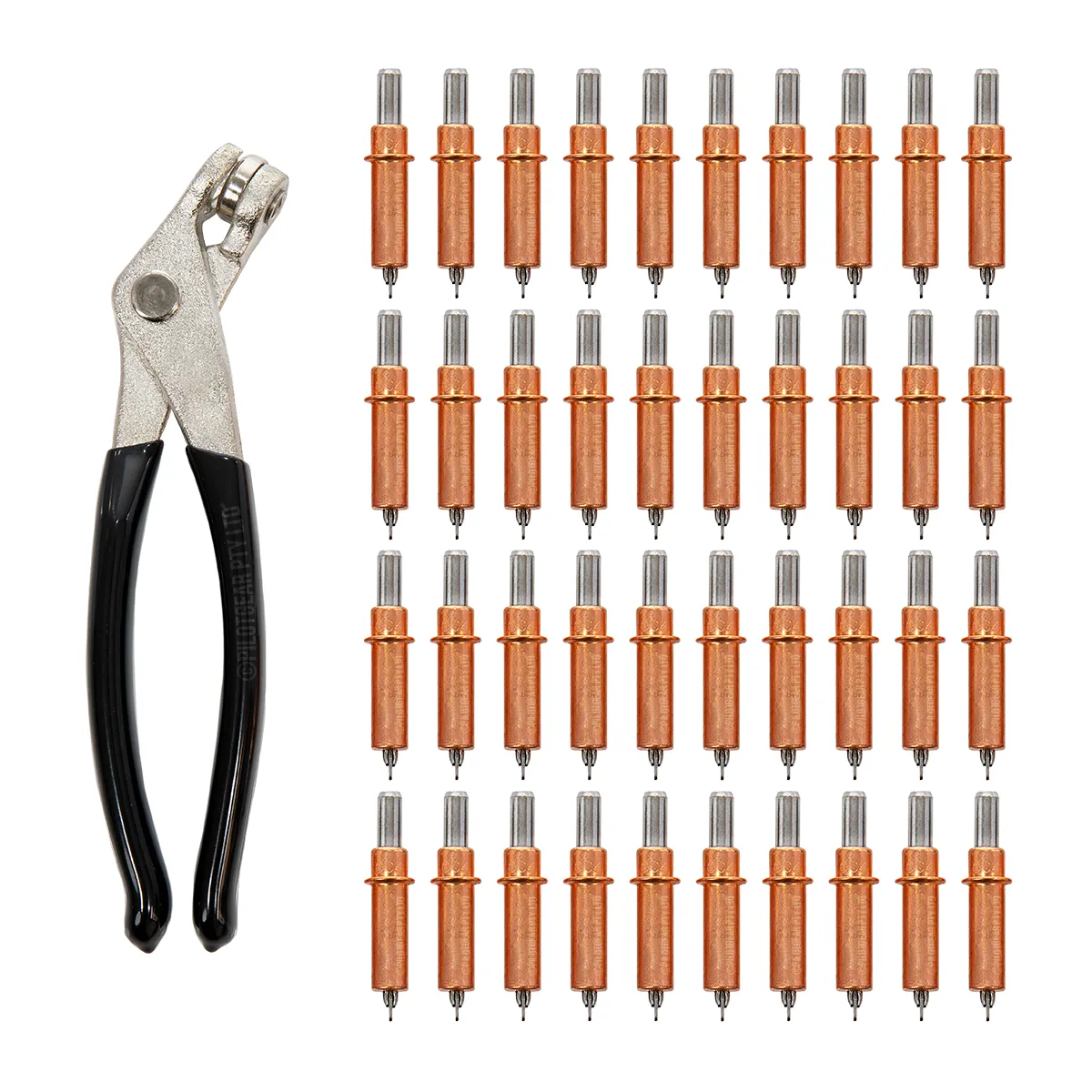 40-Pack of 1/8″ CLECO Sheet Holders with Pliers – Panel Fastener & Removal Tool