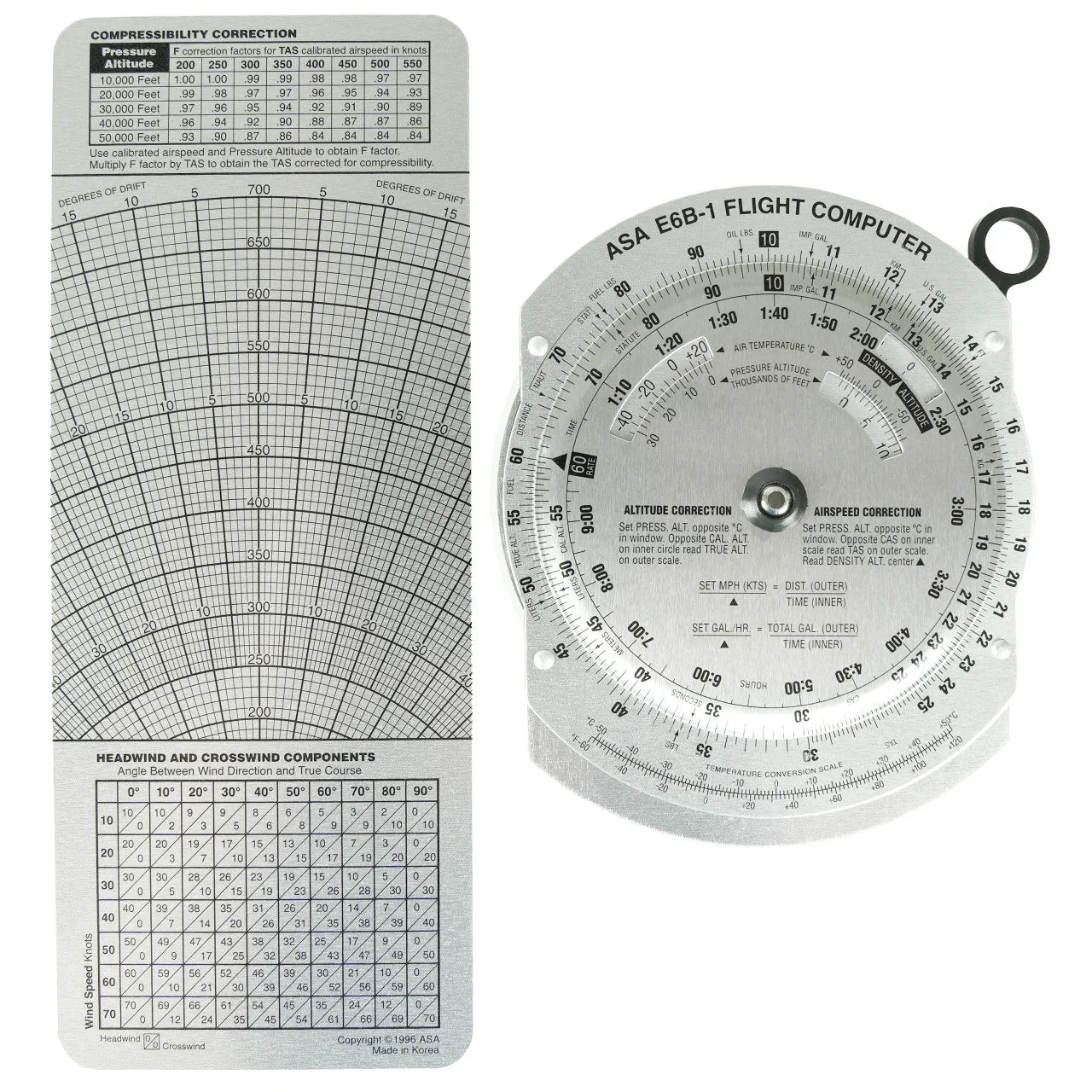 ASA E6B Flight Computer Micro