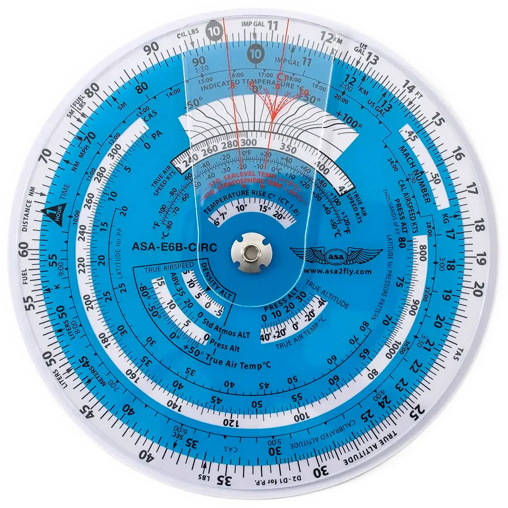 Disk Flight Computer ASA E6B Circular Flight Computer – Pilot Gear