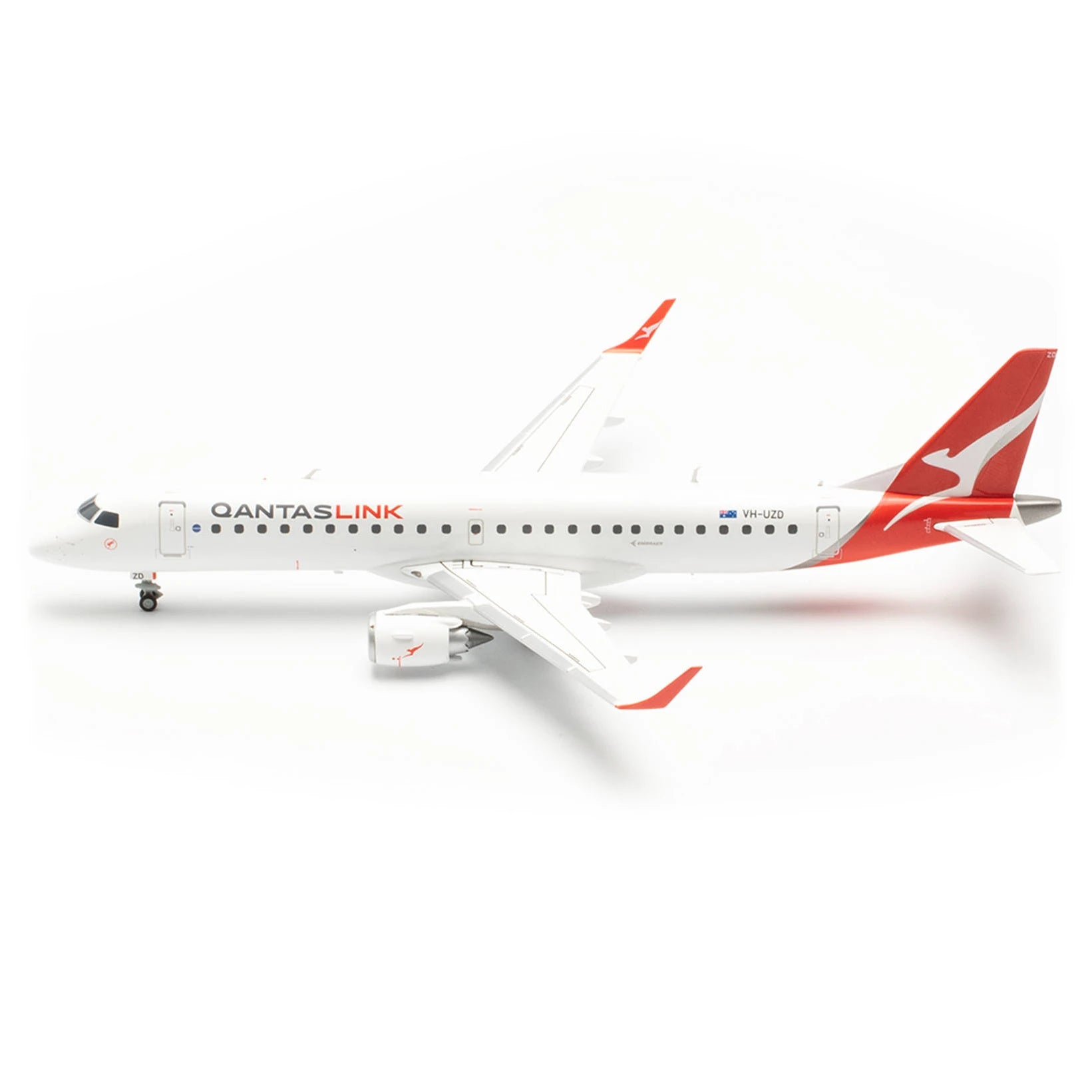 Herpa 1/200 QantasLink Embraer E190 VH-UZD Aircraft Model
