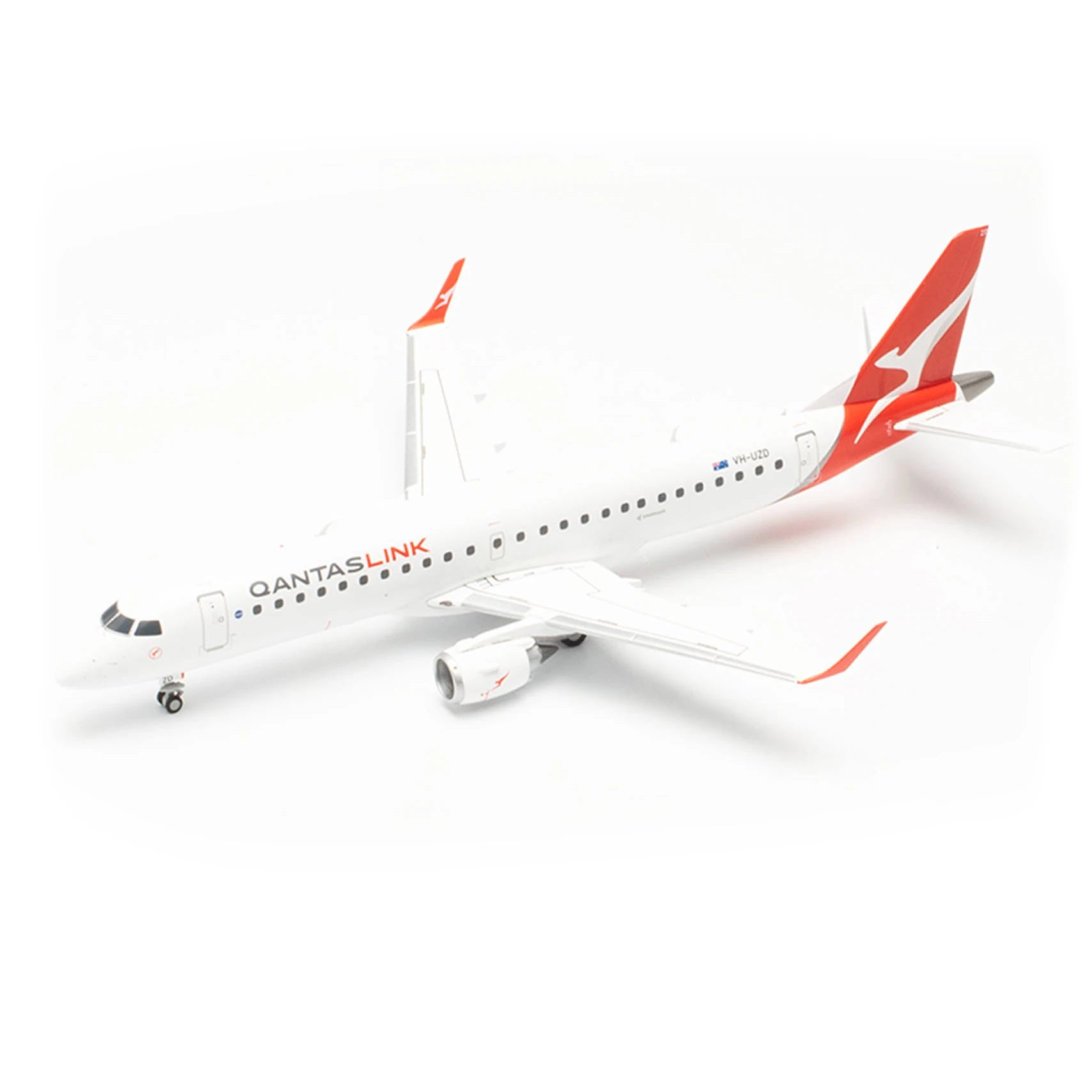 Herpa 1/200 QantasLink Embraer E190 VH-UZD Aircraft Model
