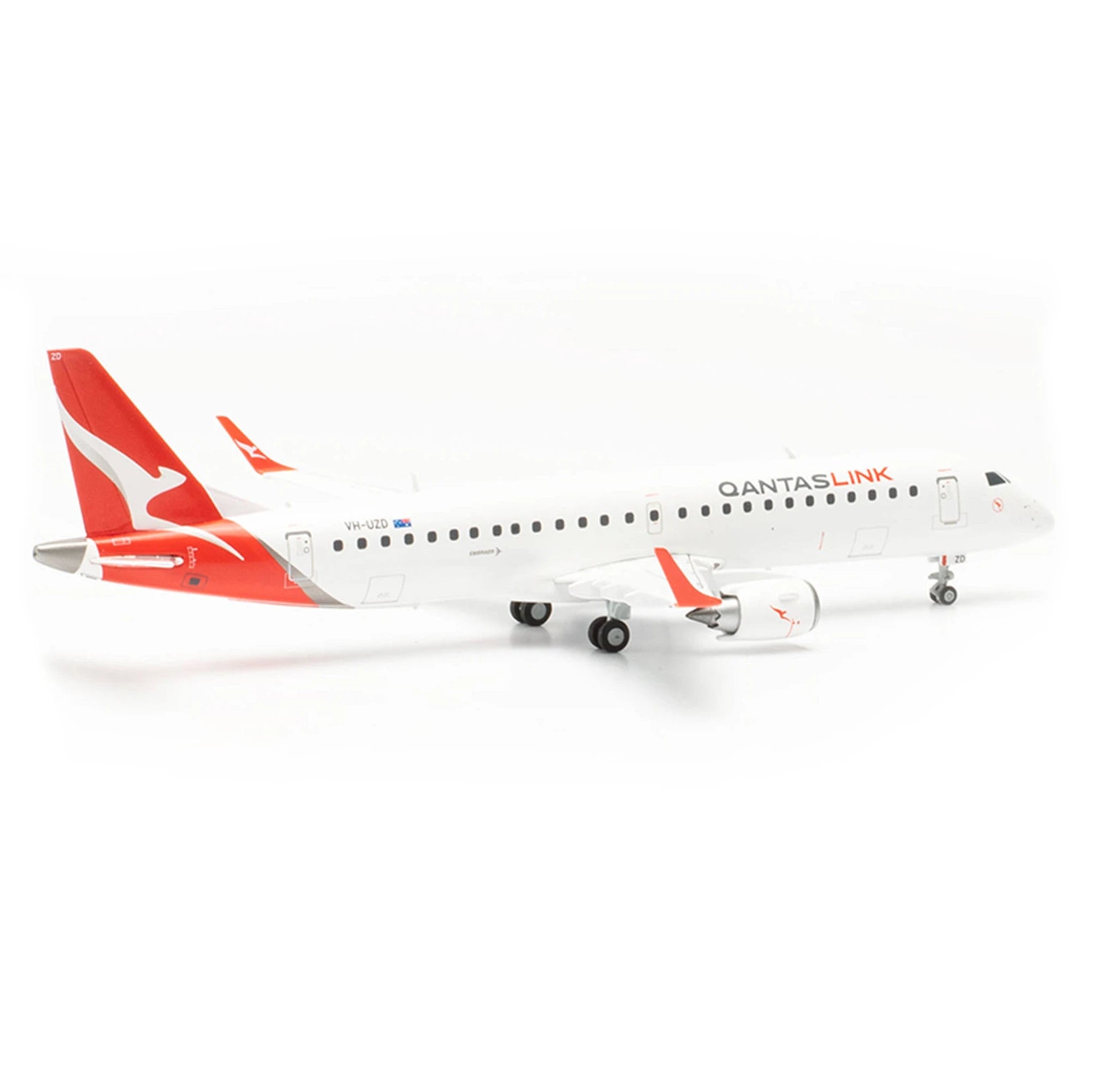 Herpa 1/200 QantasLink Embraer E190 VH-UZD Aircraft Model