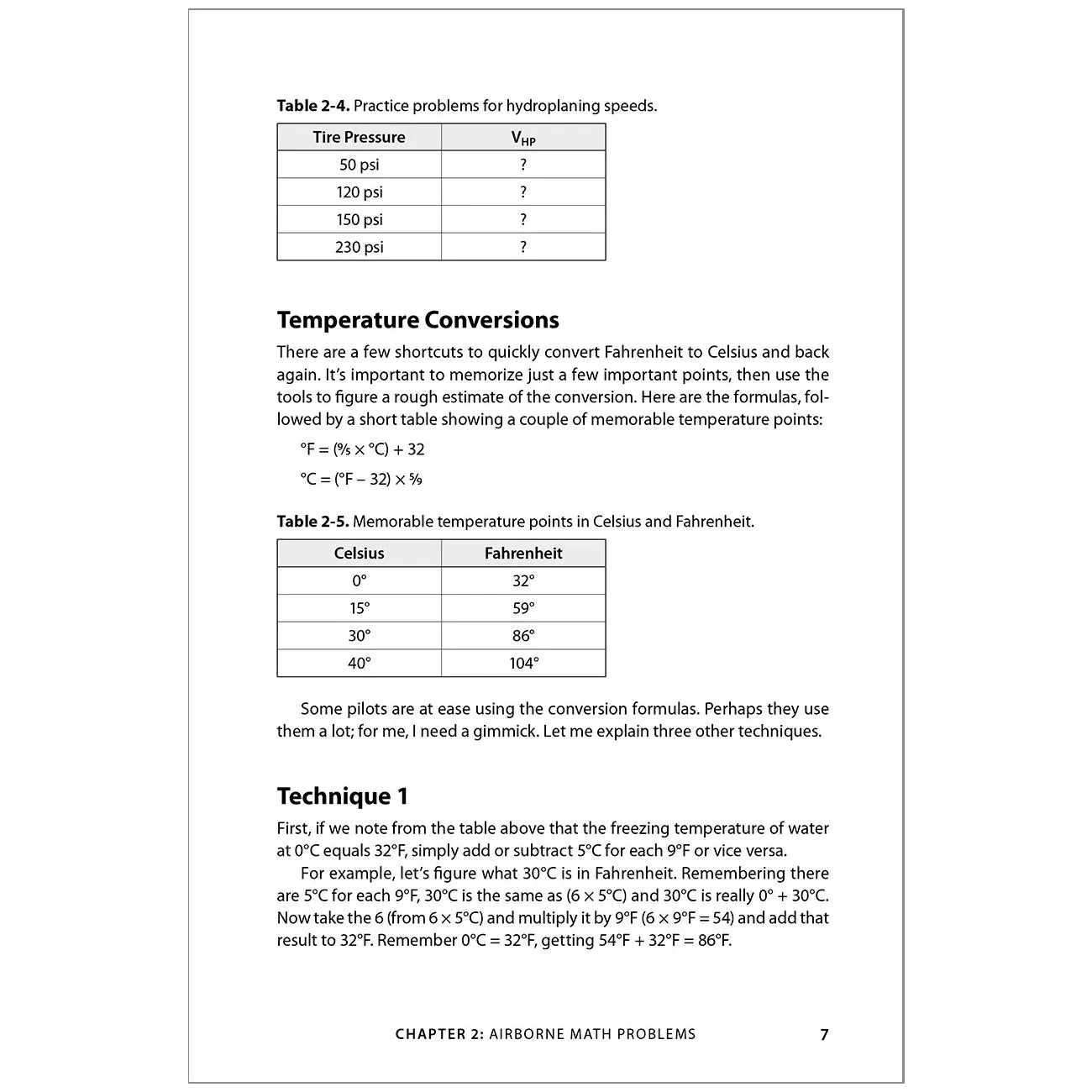 ASA Mental Math for Pilots - Third Edition