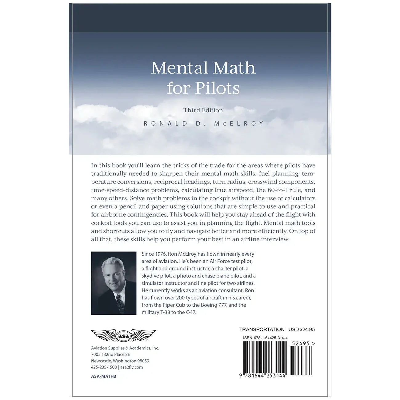 ASA Mental Math for Pilots - Third Edition