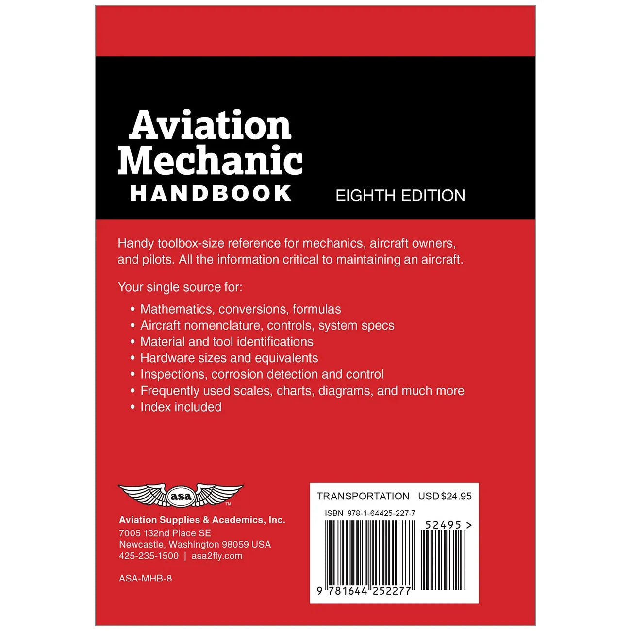 ASA Aviation Mechanic Handbook - Eighth Edition