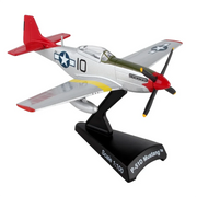 Postage Stamp 1/100 P51 Mustang (Tuskeegee)