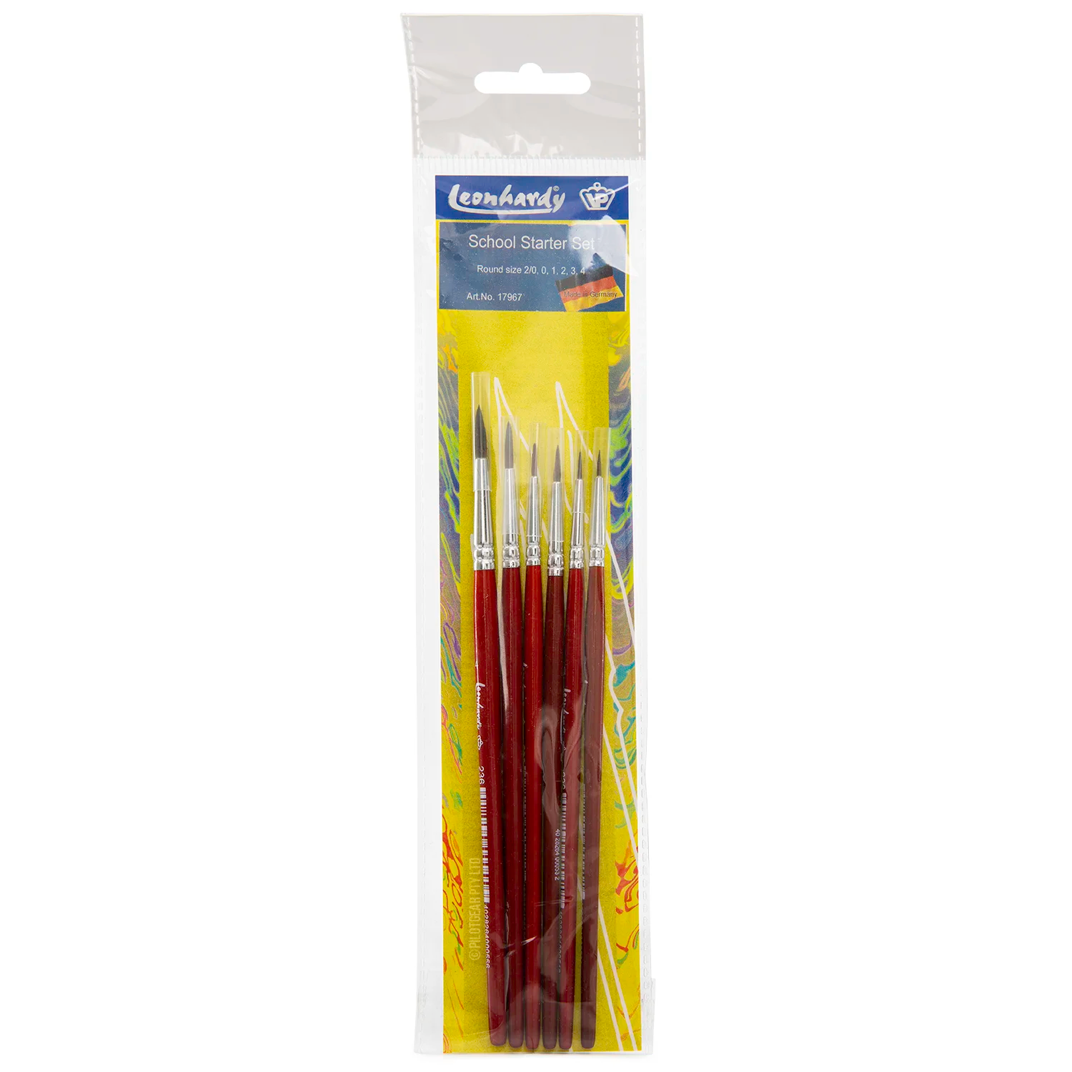 VP Leonhardy Paint Brushes - 6pc School Starter Set