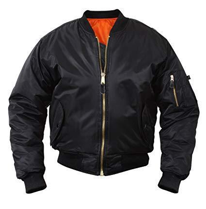 MA-1 Black Flight Jacket image 0