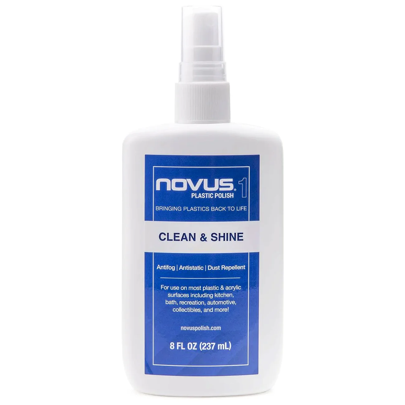 Novus 1 Plastic Polish Clean Shine & Protect 237 mL / 8 oz image 0