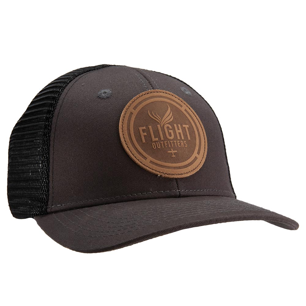 Flight Outfitters Leather Patch Hat Classic Logo image 1