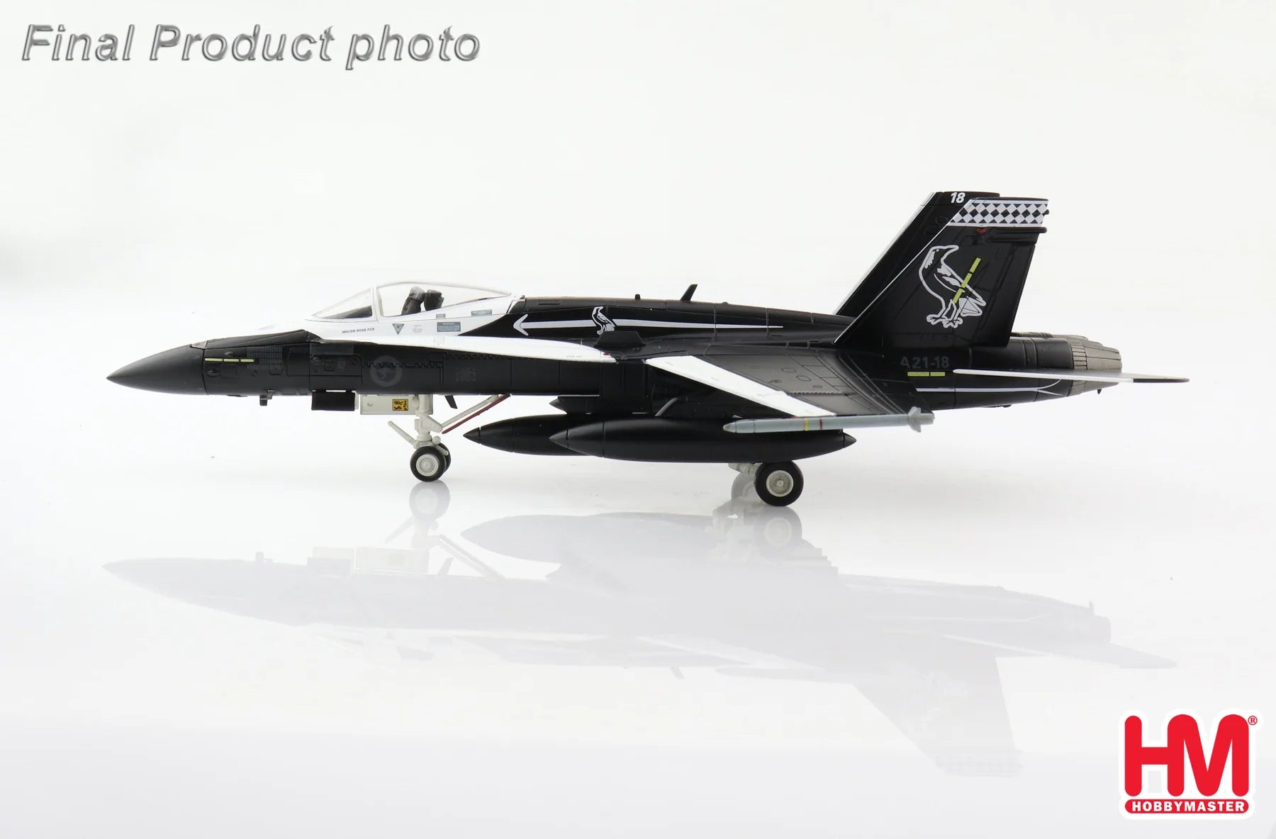 Hobby Master 1/72 Scale F/A18A 75 SQN. Commemorative Design Magpie 2021 A2118 RAAF Base Tindal 2021 Aircraft Model image 2