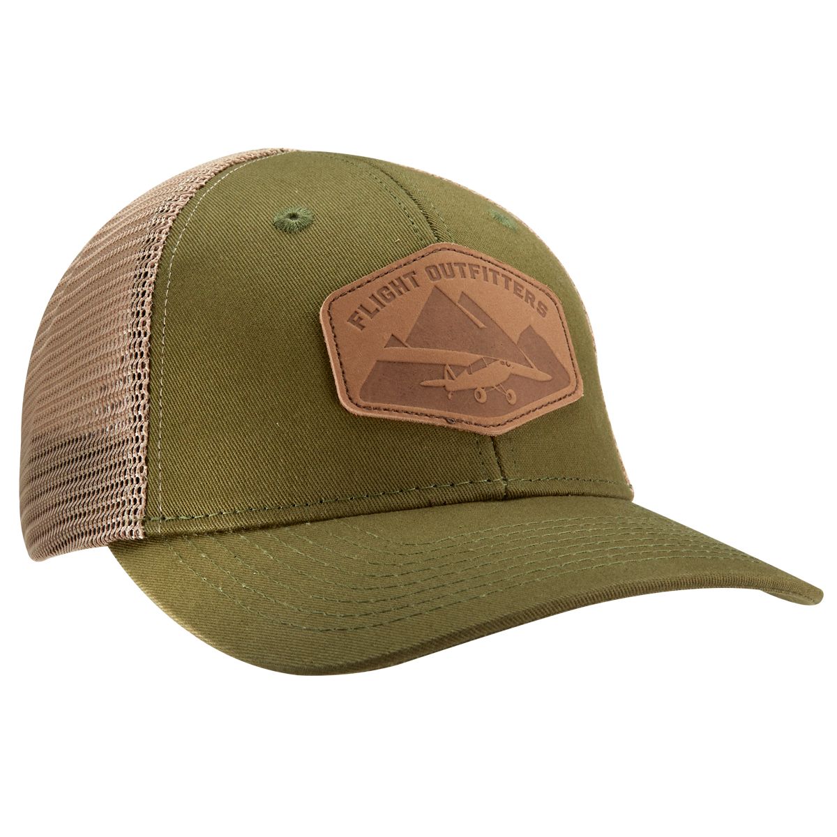 Flight Outfitters Leather Patch Hat Bush Pilot image 1