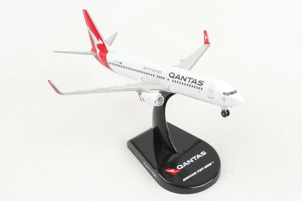 Postage Stamp Qantas 1/300 B737-800 Alice Springs VH-VYE image 1