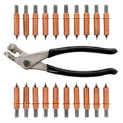 20-Pack of 1/8" CLECO Sheet Holders with Pliers – Panel Fastener & Removal Tool image 0