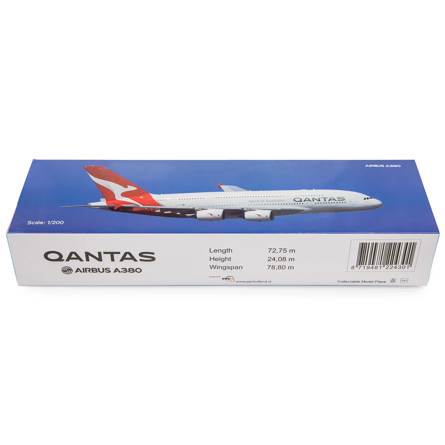 1/200 Qantas A380-842 Model – VH-OQF "Charles Kingsford Smith" (PPC052) image 1