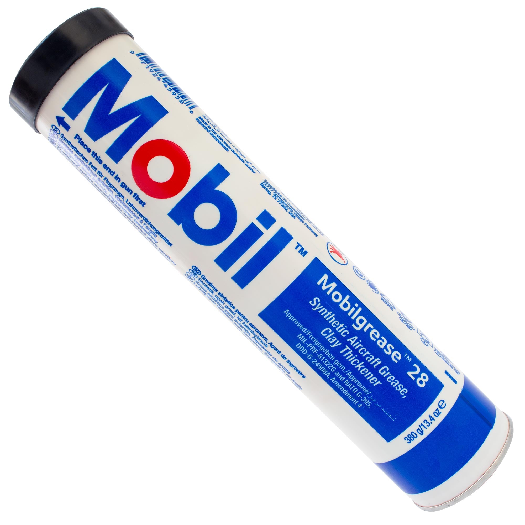 MobilGrease 28 Synthetic Aircraft Grease Cartridge 380gm image 0