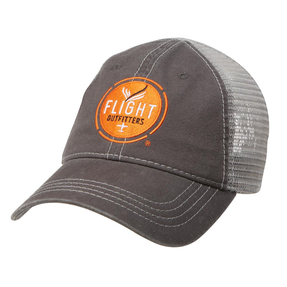 Flight Outfitters Grey Trucker Hat image 0
