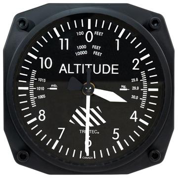 Trintec 6 inch Altimeter Wall Clock image 0