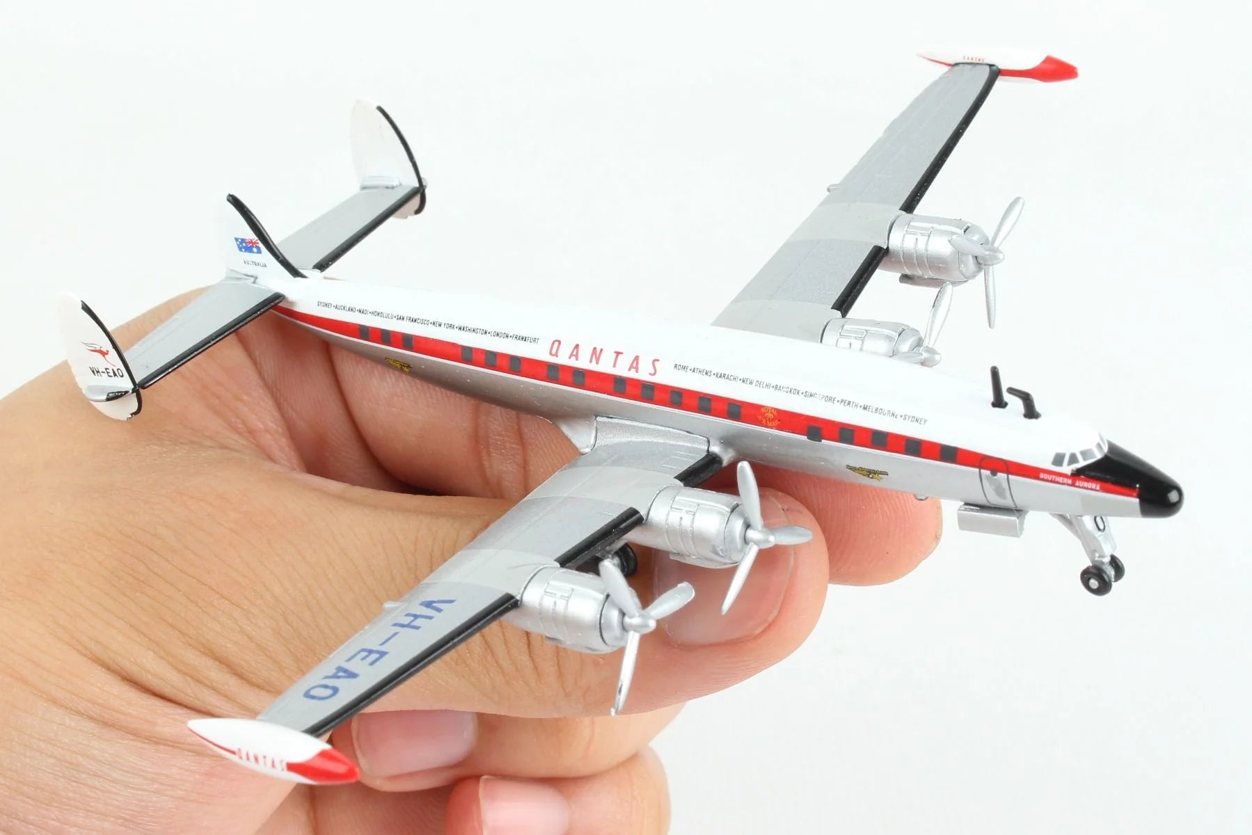 Postage Stamp 1/300 QANTAS Constellation L1049 VHEAO image 11