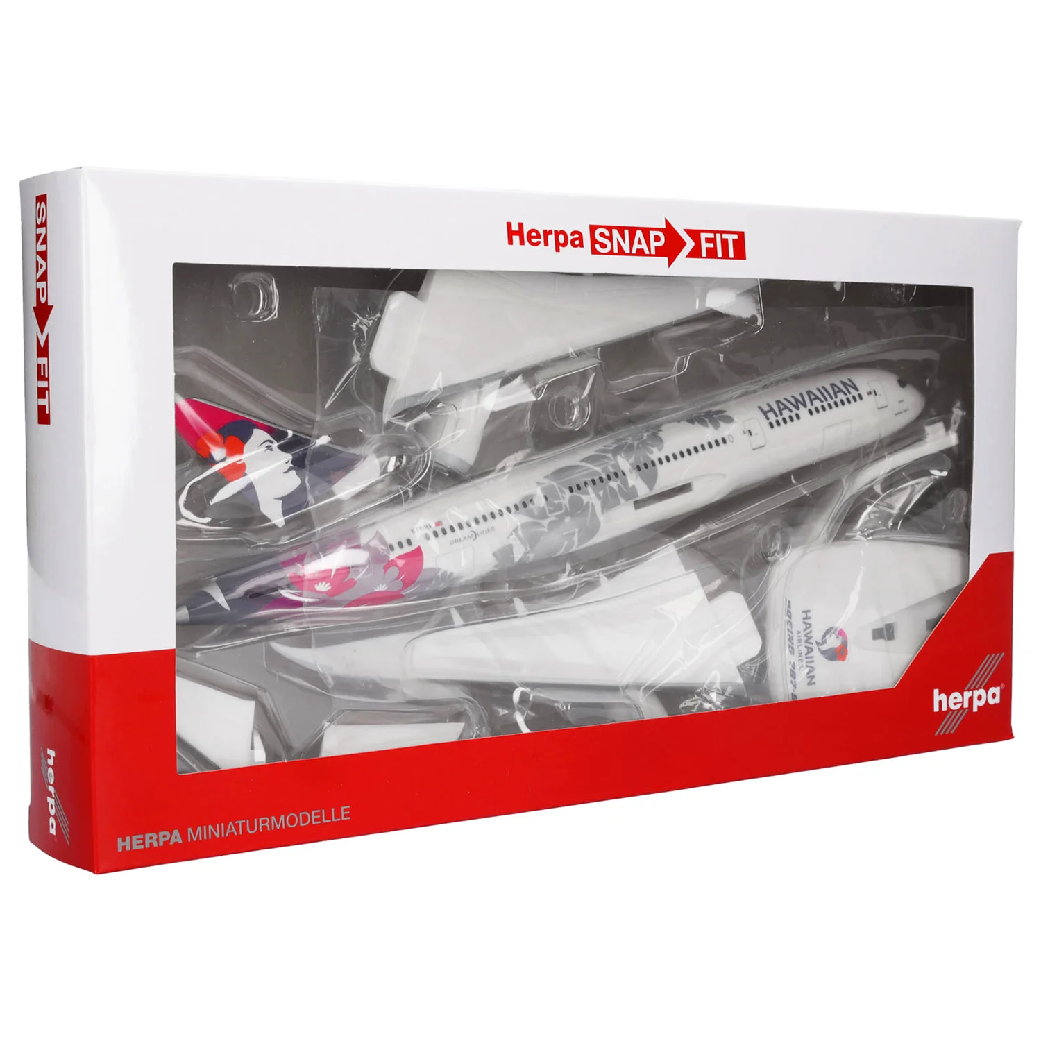 Hawaiian Airlines Boeing 787-9 Dreamliner - N781HA "Kapuahi" Herpa Snapfit Aircraft Model image 4