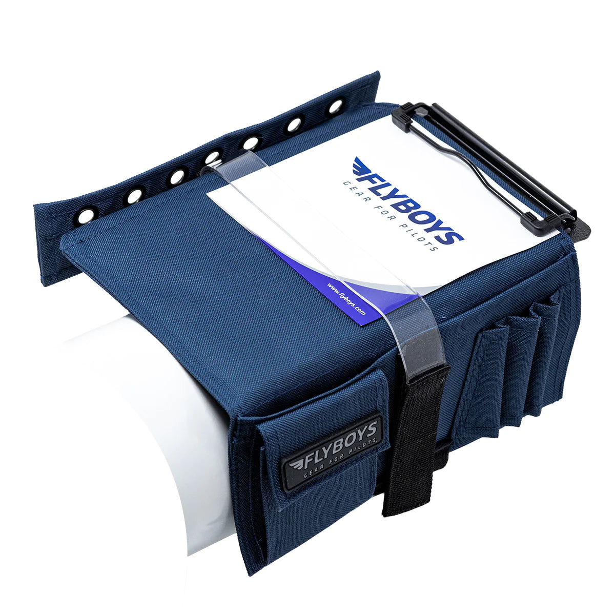 Flyboys Kneeboard with Clipboard & Eyelets - Navy Colour image 0