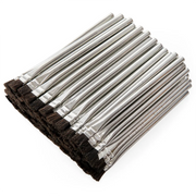 Acid Brush 100 Pack – Metal Handle, Horsehair Bristles, 10mm x 150mm image 0