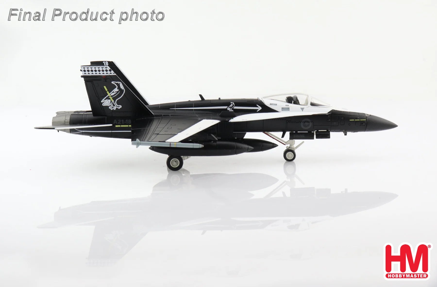 Hobby Master 1/72 Scale F/A18A 75 SQN. Commemorative Design Magpie 2021 A2118 RAAF Base Tindal 2021 Aircraft Model image 5