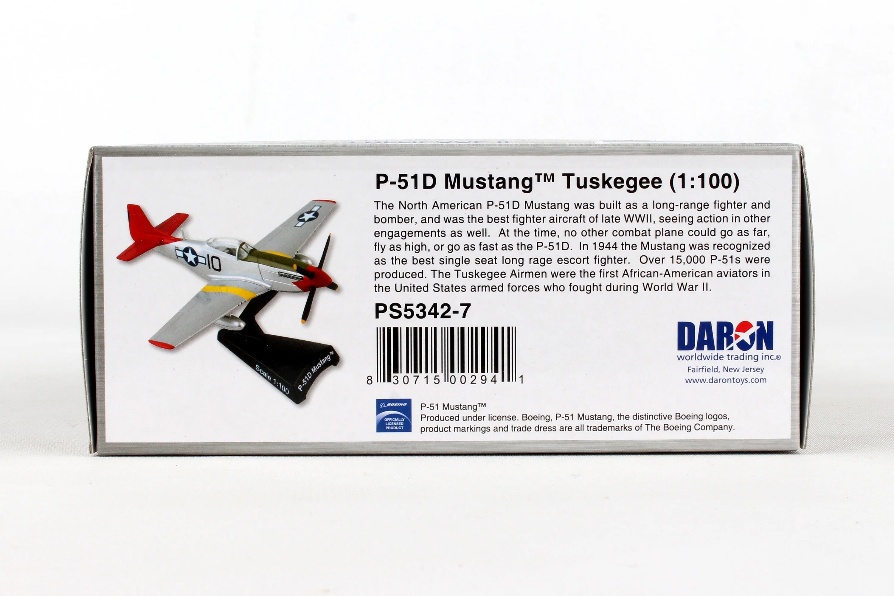 Postage Stamp 1/100 P51 Mustang (Tuskeegee)