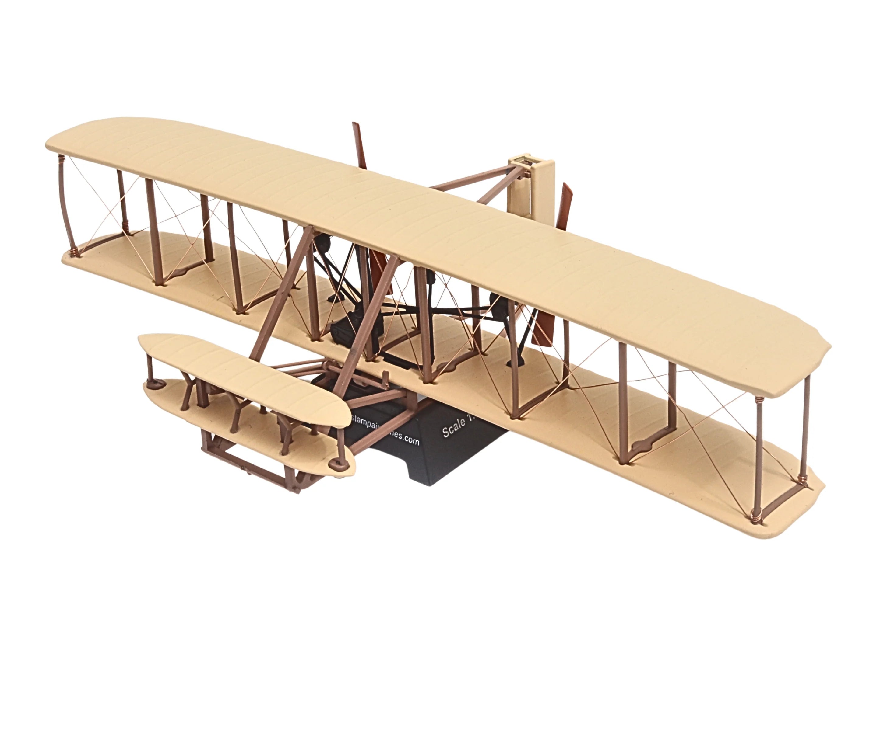 Postage Stamp 1/72 Wright Flyer Aircraft Model