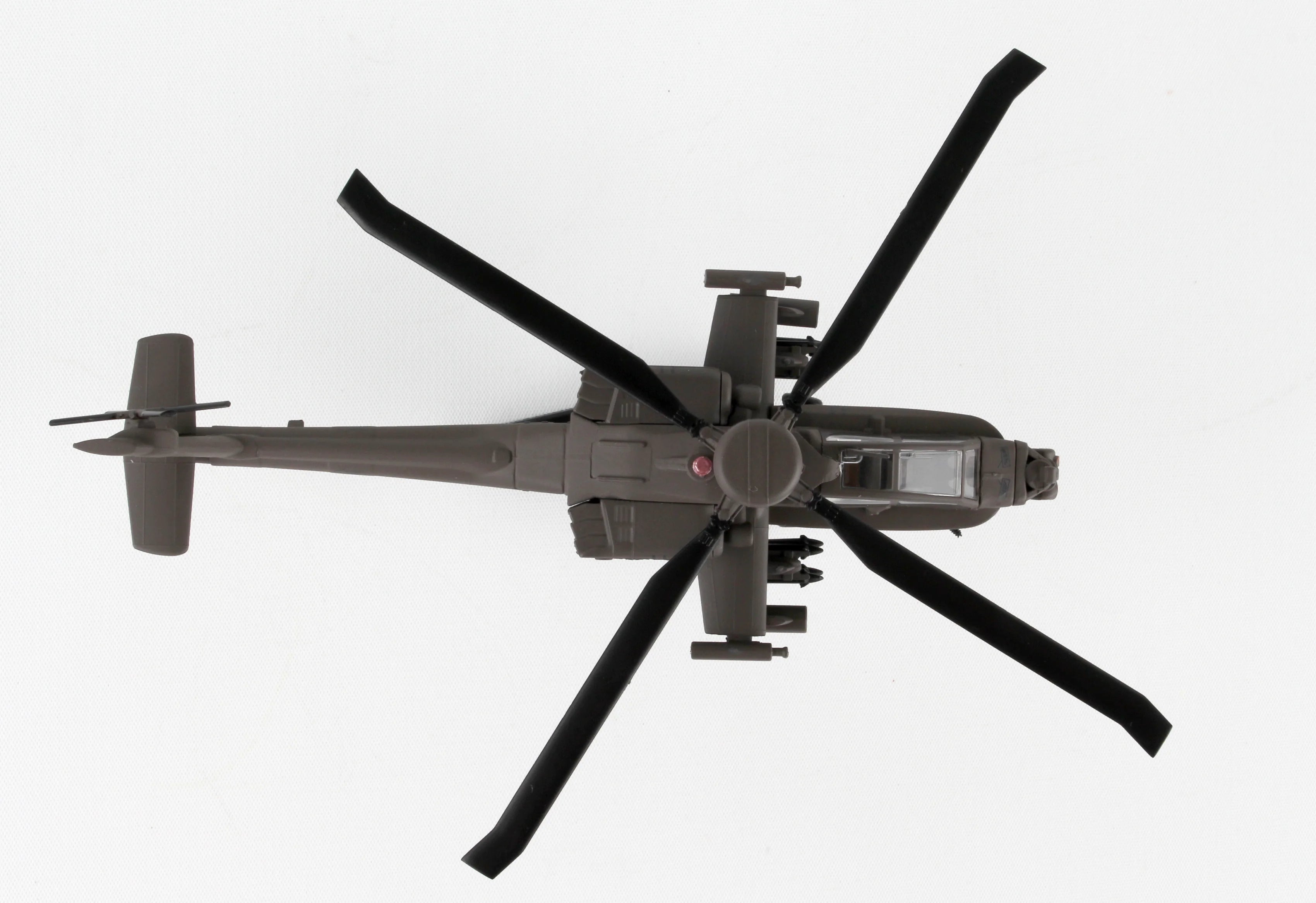 Postage Stamp 1/100 AH-64D Apache Longbow Helicopter Model