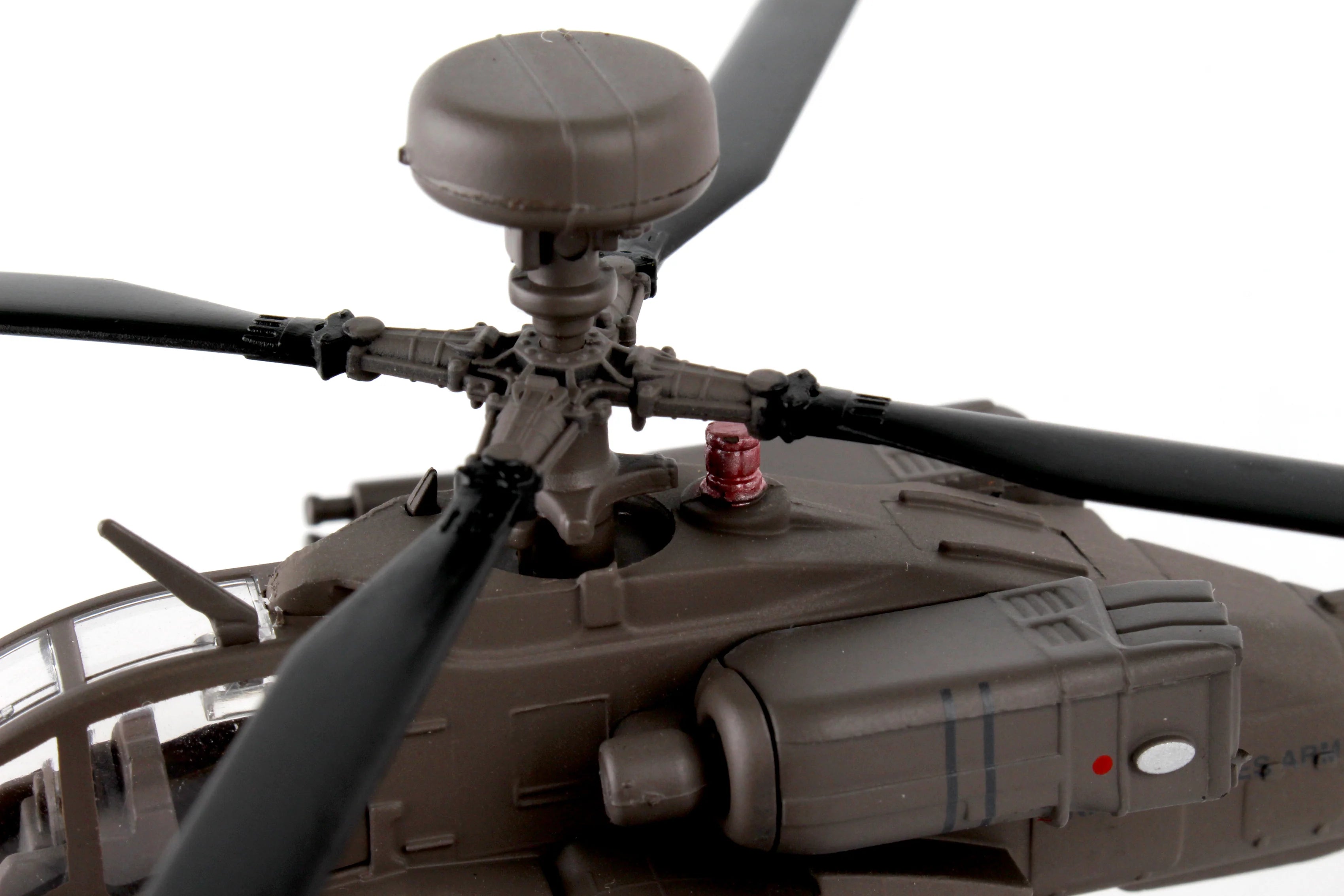 Postage Stamp 1/100 AH-64D Apache Longbow Helicopter Model